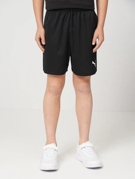 Детские шорты на резинке Puma Teamrise Short Jr 70494304 122-128 см Черные (4063699211313)