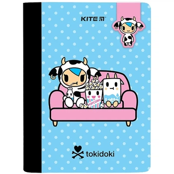 Блокнот з магнітною закладкою Kite tokidoki TK24-192, А5, 60 аркушів, клітинка
