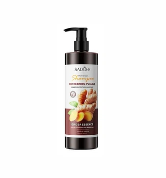 Шампунь для укрепления и объема волос с экстрактом имбиря SADOER Refreshing Pliable 500 мл