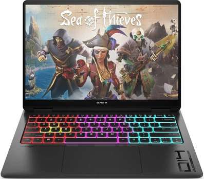 Ноутбук HP Omen Transcend 14-FB1008NW, (CX6B6EA) Ultra 9-285H / 14″ / RAM 64 ГБ / SSD 1 ТБ / GeForce RTX 5070 / Windows 11 Home / Чорний