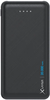 УМБ XLayer Powerbank Micro 20000 mAh Black (4260458922286)