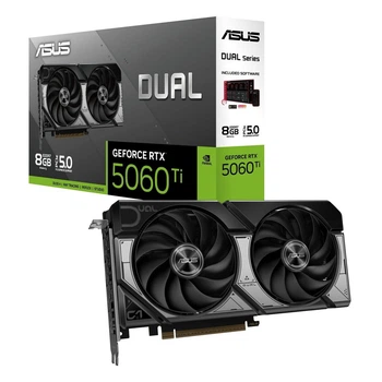 Відеокарта GF RTX 5060 Ti 8 GB GDDR7 Dual Asus (DUAL-RTX5060TI-8G) ( 29988 )
