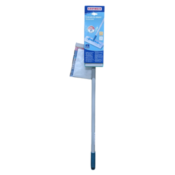 Швабра для підлоги з сухими серветками 5 шт. clean away kit racc.polvere+5 pan LEIFHEIT