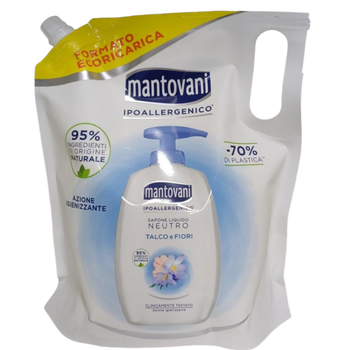 Мило рідке запаска нейтральне MANTOVANI sap.liq.ric.tal. 750 мл.