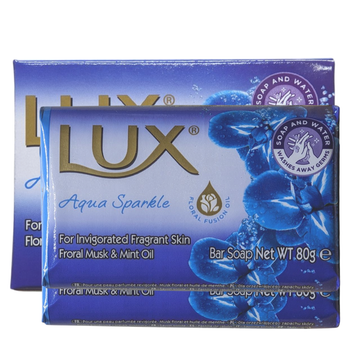 Мило тверде зволожуюче LUX sapone aqua sparkle x2 bipack 2х80 г.
