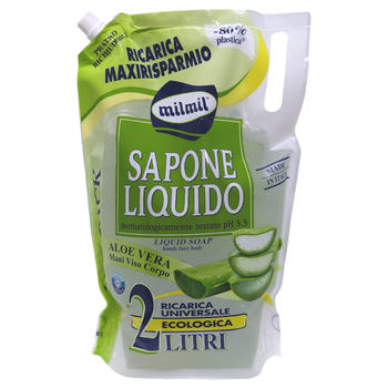 Мило рідке зволожуюче запаска MIL MIL sap.liq.ric.busta aloe vera 2000 мл.