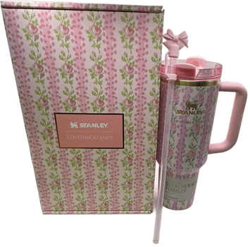 Термос термокружка Stanley Quencher H2.0 Tumbler из нержавеющей стали Blooming Heirloom 1,18 л KT6007854