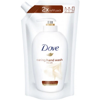 Крем-мило рідке запаска DOVE sapone liq.ricarica busta seta kk 500 мл.