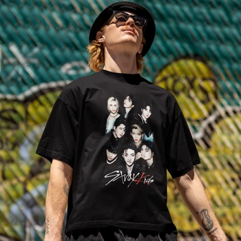 Футболка унісекс Stray Kids (Poster) L чорний
