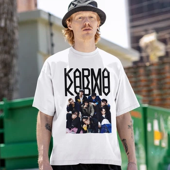Футболка унісекс Stray Kids (Karma wht) L білий