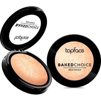 TopFace - Хайлайтер запечений "Baked Choice-Rich Touch Baked Highlighter" [102 - Moon Light]