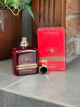 Парфум чоловічий Armani Stronger With You Tobacco з тютюном та пряними акордами східно-деревний аромат 100 мл