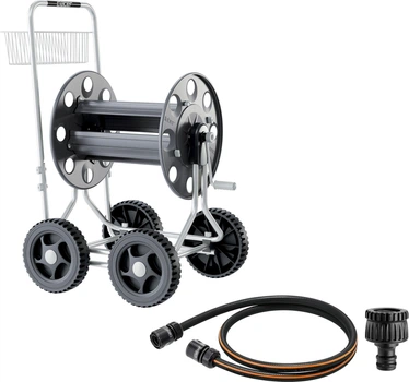 Тележка для шланга Claber Jumbo 1/2"-165 м, 3/4"-75 м Black (89000000)