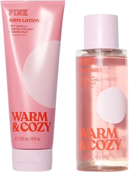 Набор для тела Victoria Secret Pink Warm & Cozy Мист 250 мл + Лосьон 236 мл (1159860278)