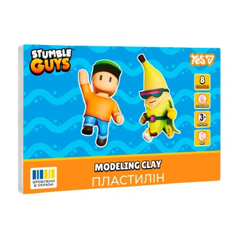 Пластилин YES Stumble Guys 540708 8 цветов