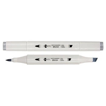 Маркер двусторонний акварельный Santi sketch SM-15 390519 дымчато-серый