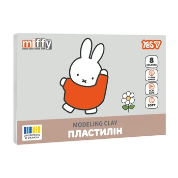 Пластилин YES Miffy 540717 8 цветов