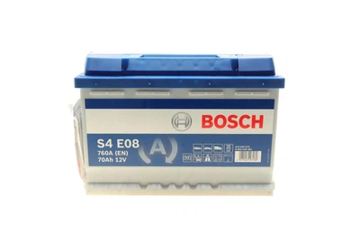 Акумулятор BOSCH 0 092 S4E 081 Volkswagen Golf, Scirocco, Crafter; Renault Megane, Kangoo, Clio, Master; Audi A3; Peugeot 308, 508, 5008, 208; Volvo V60, V40; Hyundai IX35 244103876R, 51832153, 371101H680
