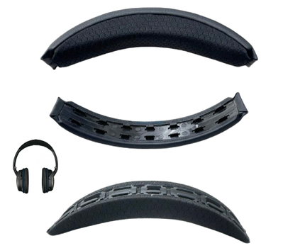 Накладка сетчатая на оголовье наушников Bose QC25, QC35 black черный