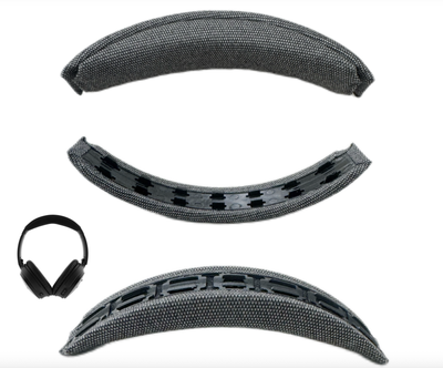 Накладка тканевая на оголовье наушников Bose QC25, QC35 grey серый