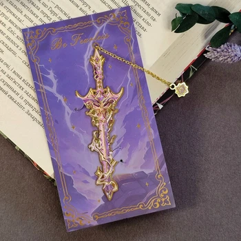 Металева закладка для книг ''Гроза'', закладка для книг меч. мм-0043
