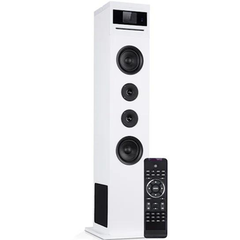 Акустична колонка Auna Karaboom 100 Wifi динамік інтернет радіо DAB+ BT 120W білий 10033150 (my-5079)