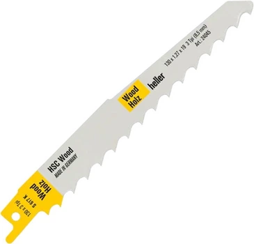 Пилки шабельні Heller HCS S617K до дерева 130 x 1.27 x 19 мм 5 шт (4010159240451)