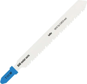 Пилки до лобзиків Heller BiM T111HF до металу 75 x 1 x 9.8 мм 5 шт (4010159258180)