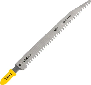 Пилки до лобзиків Heller HCS T234X до дерева 91 x 1.45 x 10 мм 5 шт (4010159258043)