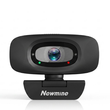 Веб-камера Newmine 2K Quad HD (2560x1440) с широкоугольным объективом и микрофоном Black