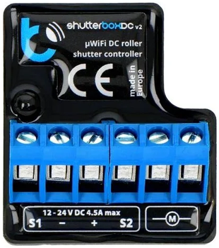 Модуль керування ролетами Blebox shutterboxdc v2 (5900168580107)