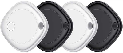 Bluetooth-мітка Air Tracker для пошуку предметів (4 шт.) з функцією пошуку ключів, сумісна з Apple Find My (тільки iOS), водонепроникність IP67 (my-17140)