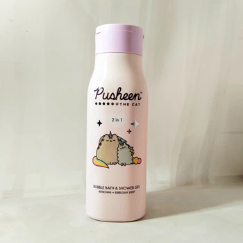 Дитячий гель для душа і піна для ванни Aura Pusheen Bubble 400мл.
