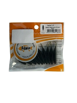 Силиконовая приманка FishUp Tanta 1.5" (10pcs.), #043 - Watermelon Brown/Black,10013110