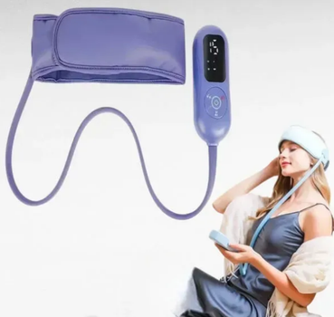 Масажер для голови Head Airbag компресійний, розслаблюючий, від головного болю (4736)