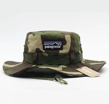 Панама Patagonia One size(универсальный размер), Унисекс, камуфляжая.