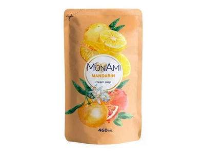 Мило рідке MONAMI 460мл дой-пак Mandarin