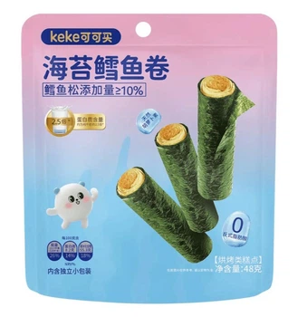 Снек Keke Meat Floss Seaweed Rolls Blue Cod Floss 48г