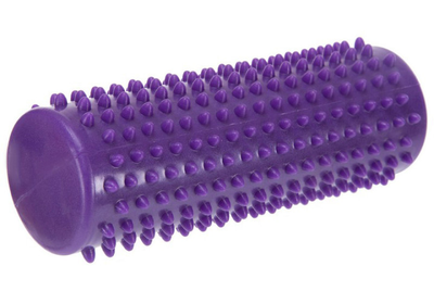 Массажный цилиндр EasyFit Spindle с фиолетовым шипами (5412-47648)