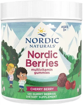 Suplement diety Nordic Naturals Nordic Berries Multivitamin Wiśnia 120 sztuk (NOR-30126)