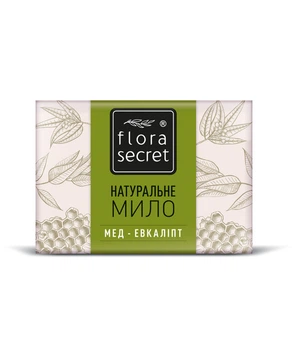 Мило натуральне Flora Secret Мед-Евкаліпт 75 г (5994-48740)