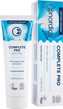 Зубна натуральна паста Nordics освіжаюча Cosmos Natural Morning Fresh 75 м (6154-49115)