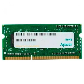 Оперативная память 4 ГБ, DDR3L, для ноутбуков, Apacer (1600 МГц, 1.35 В, 75.B93DL.G142C) Б/У