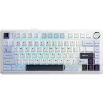Клавиатура Aula F75 Pink Switch USB UA White (6978080504883)