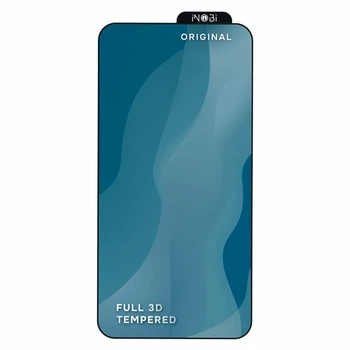 Защитное стекло iNOBI Original 3D черное для iPhone 13 Pro Max и iPhone 14 Plus с твёрдостью 9H олеофобное покрытие
