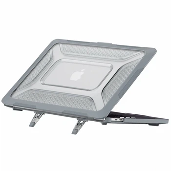Накладка TPU PC Hex Shield для MacBook Pro 16 дюймів 2024 2023 2021 сірий