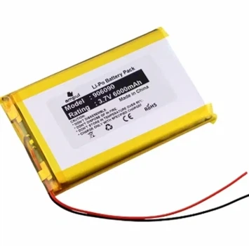 Внутренний аккумулятор 6000mAh 3,7V размер 90x60x9mm универсальный