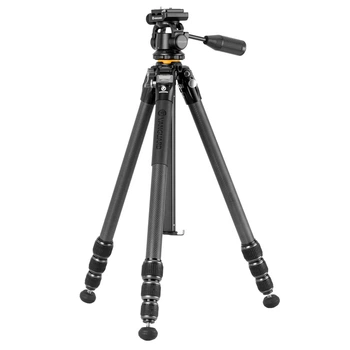 Штатив Vanguard VEO 5 264CO-28 вуглеволокно 4 секції максимальна висота 167 см навантаження до 8 кг для фотозйомки та відео