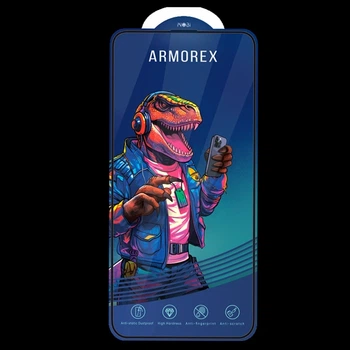 Захисне скло ARMOREX 5D High-Alum AntiDust для iPhone 17 Air чорне 0.33мм загартоване олеофобне