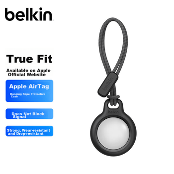 Чехол-брелок BELKIN F8W974 для Apple AirTag, силиконовый, черный